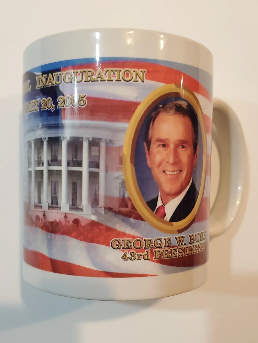 President Bush Inauguration Mug January 20, 2005 55th Presidential Inauguration